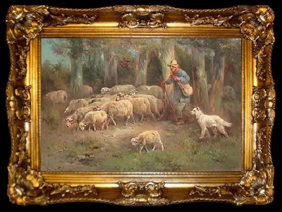 framed  unknow artist Sheep 108, ta009-2